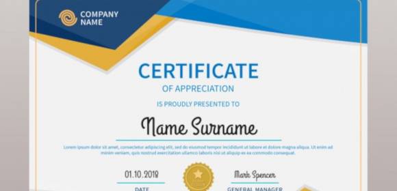 certificate design template word free download