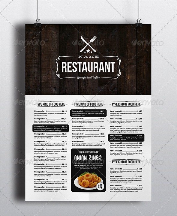 elegant food menu1