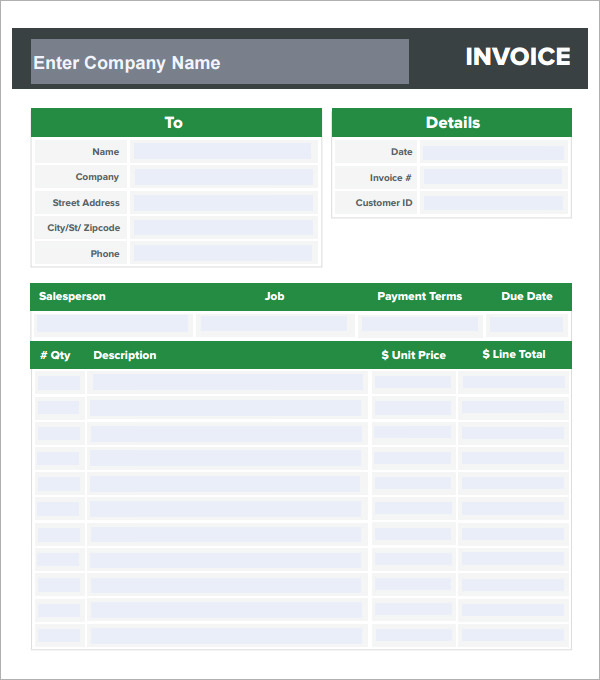 Generic Invoice Template Excel from images.sampletemplates.com