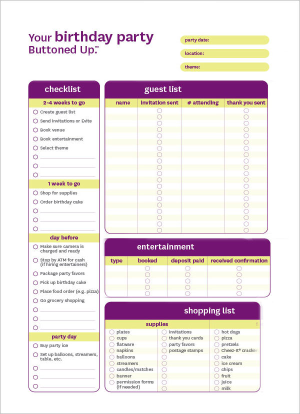 10+ Sample Event Planning Templates – PDF, PPT, DOC | Sample Templates