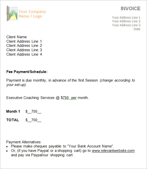 indesign business invoice template2