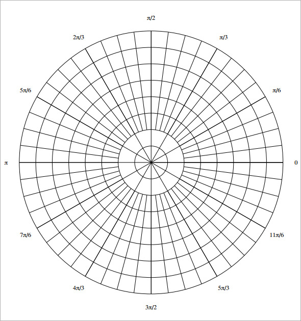 14 printable polar graph paper to download for free sample templates