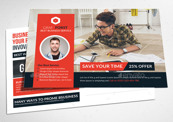 postcard template photoshop