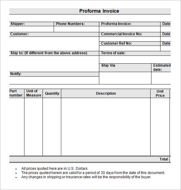 proforma invoice template doc2