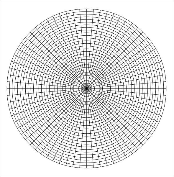 14 Printable Polar Graph Paper to Download for Free | Sample Templates