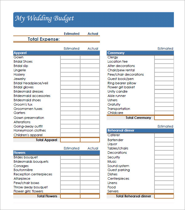 wedding budget worksheet1