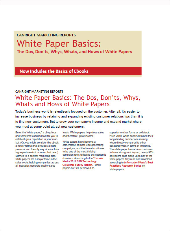 academic white paper format