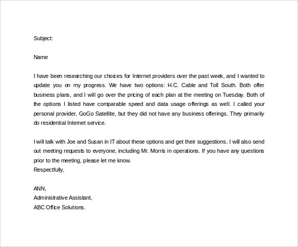 Formal Business Letter Format - 19+ Download Free 