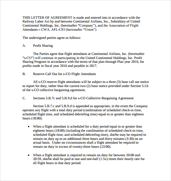 free printable profit sharing agreement