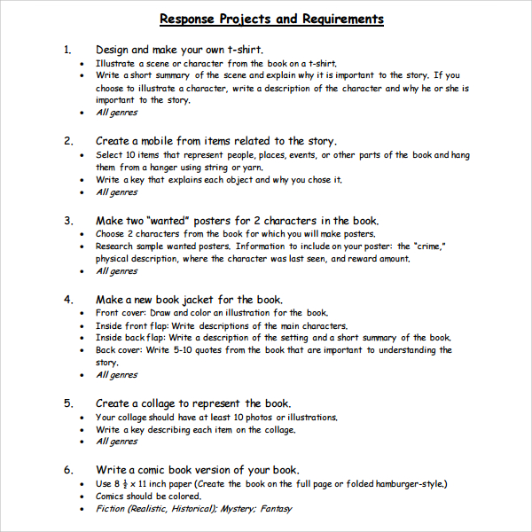 Mobile Book Report Template