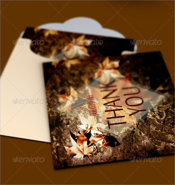 thanksgiving thank you card template