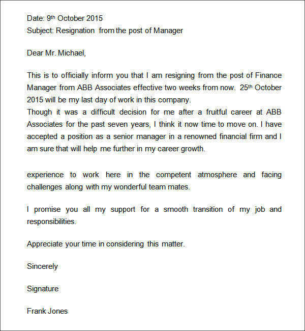 manager resignation letter05