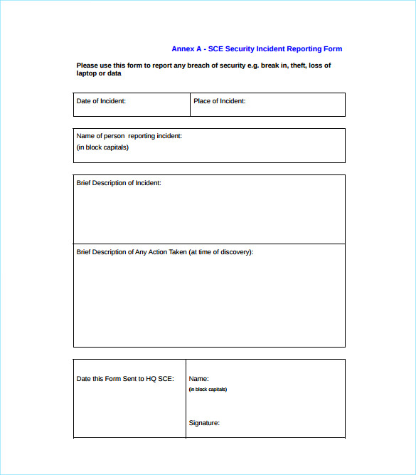 Download Police Report Template For Microsoft Word free - bloggingdev