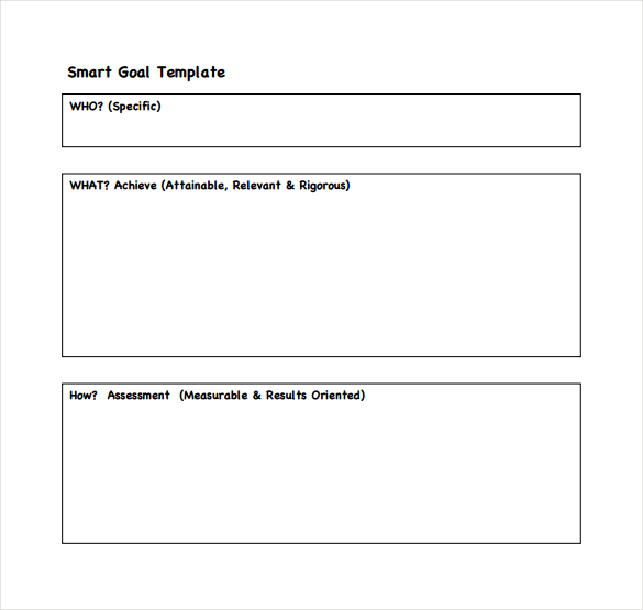 16 Sample Smart Goals Templates to Download | Sample Templates