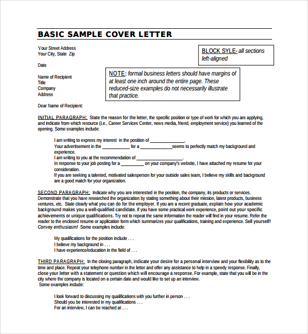 cover letter for a resume1