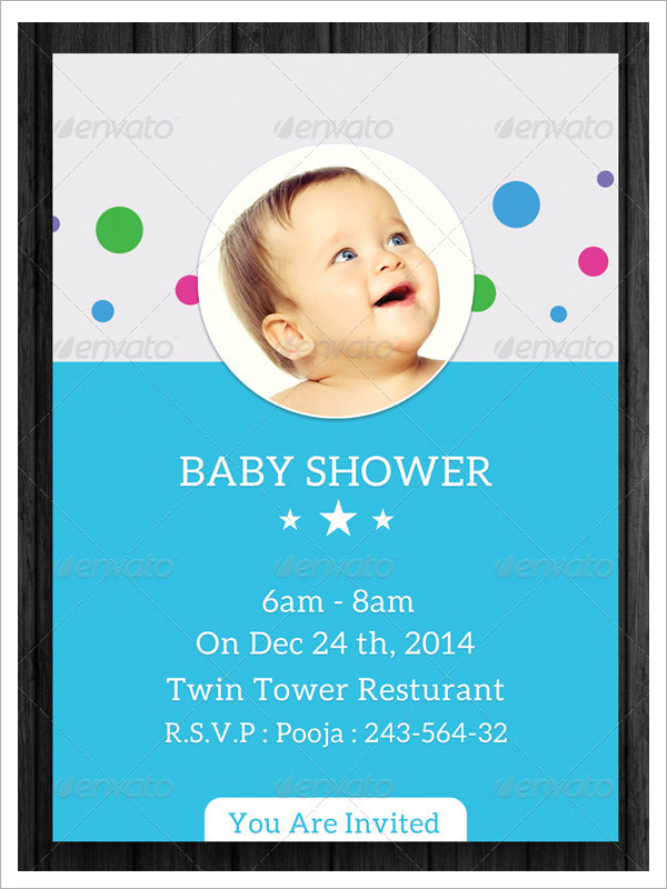 baby boy shower invitation card template free download