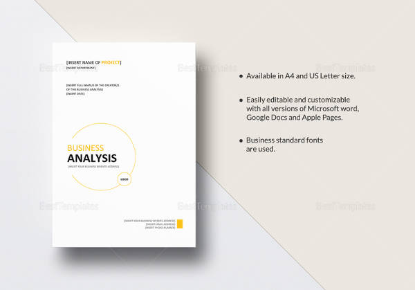 business analysis template