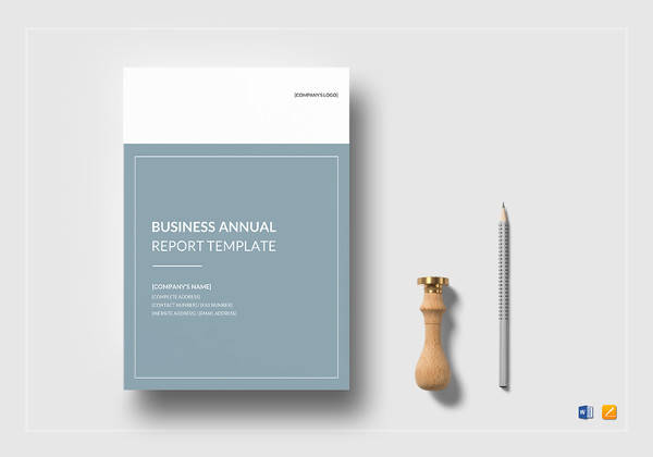 business annual report template1