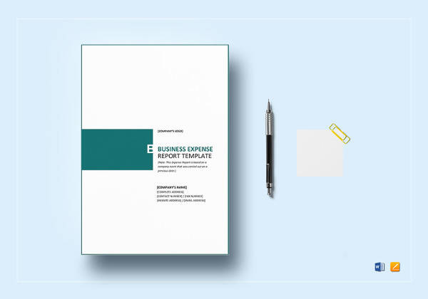 business expense report template