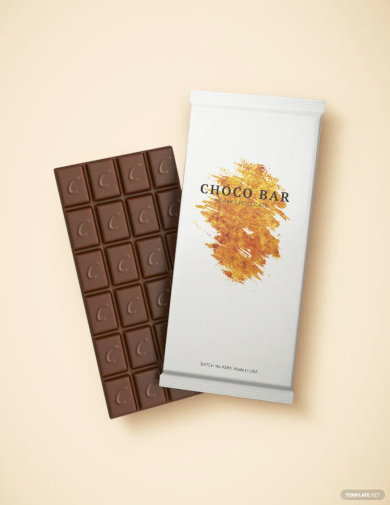 chocolate box packaging template