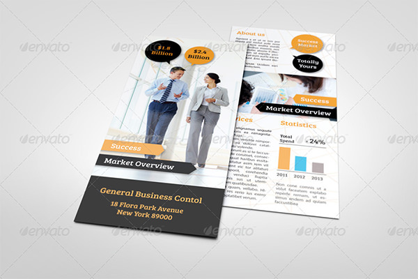 corporate rack card template