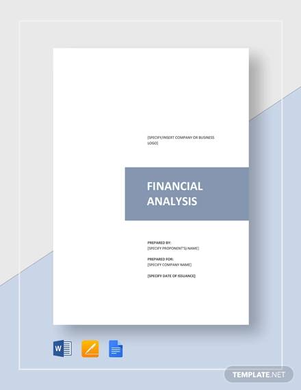 FREE 11 Financial Analysis Samples In Excel Google Docs MS Word 