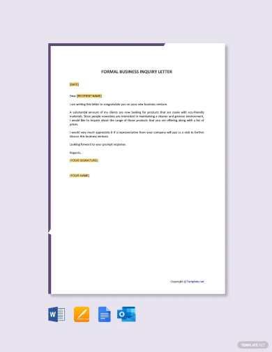 Free 42 Sample Formal Business Letters Formats In Word Pdf 3125