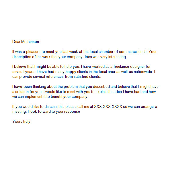 7+ Business Letter Sample