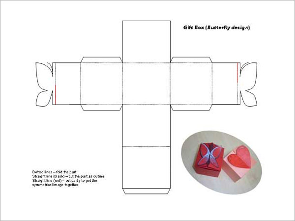 gift box template