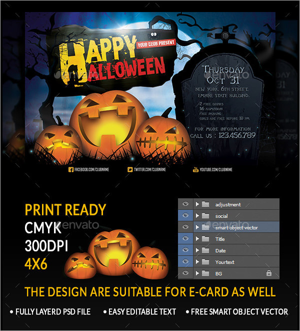 halloween business card templates free microsoft word