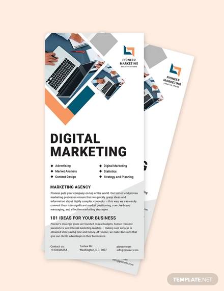 marketing agency rack card