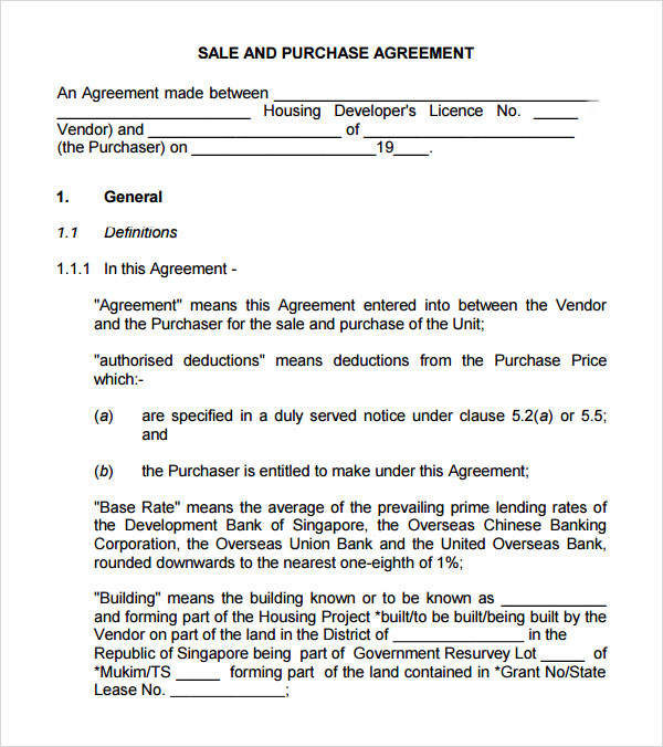 FREE 20+ Sample Buy Sell Agreement Templates in PDF MS Word Google