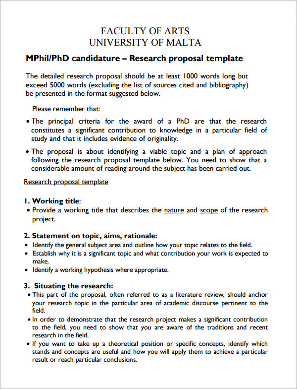 research proposal work plan sample