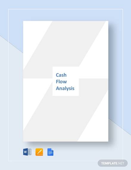 sample cash flow analysis