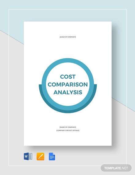 simple cost comparison analysis