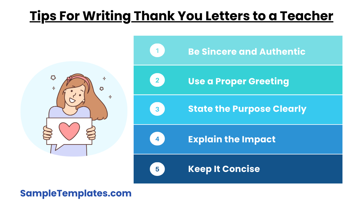 tips for writing thank you letters to a teacher
