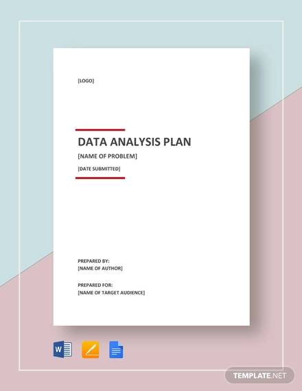 data analysis plan