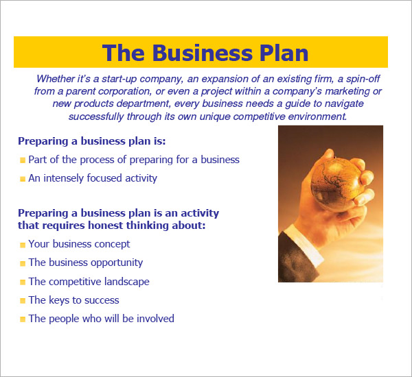 industry analysis business plan sample