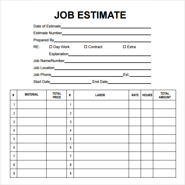 Sample Job Proposal Template  12 Free Documents Download PDF, Doc