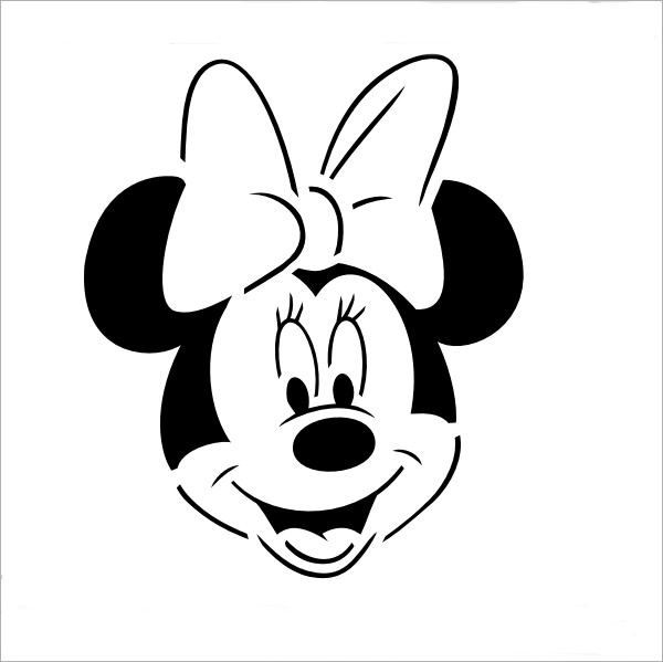 Mickey Mouse Pumpkin Carving Template
