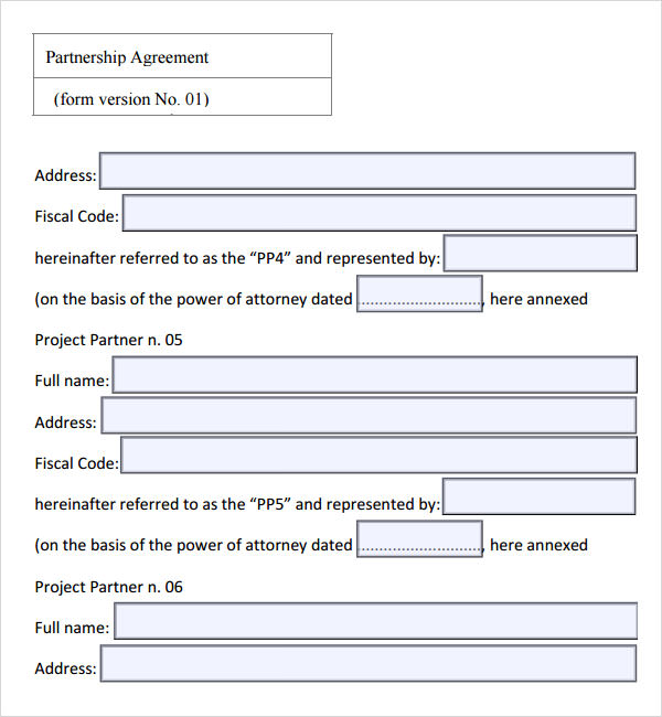 16+ Partnership Agreement Templates | Sample Templates