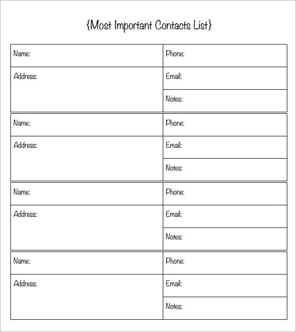 13-contact-list-templates-pdf-word-sample-templates