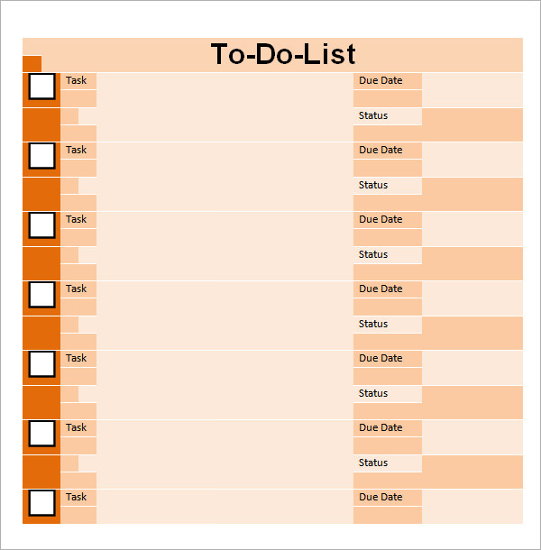 printable to do list