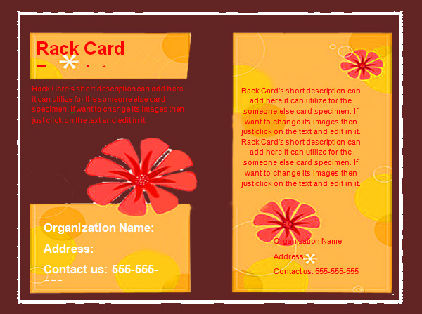 rack card template microsoft word