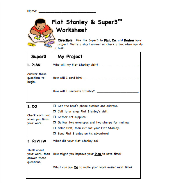 FREE 8 Flat Stanley Templates In PDF MS Word