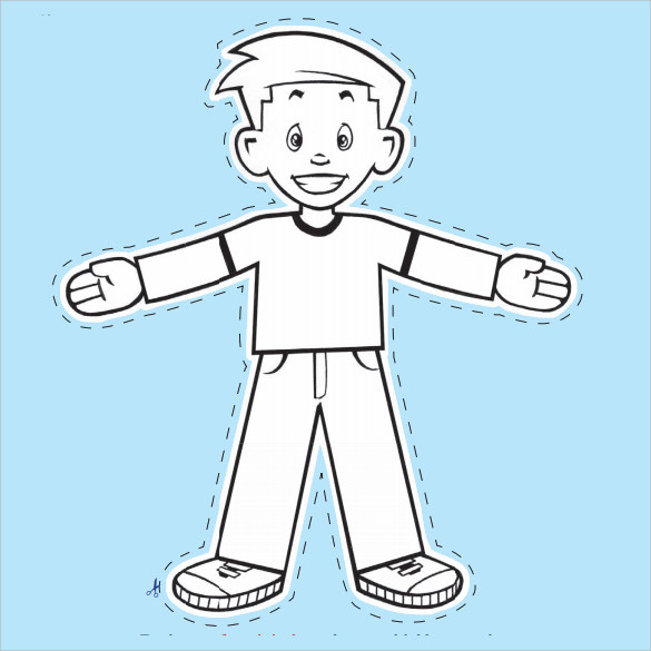 Printable Flat Stanley Template Pdf Printable Word Searches