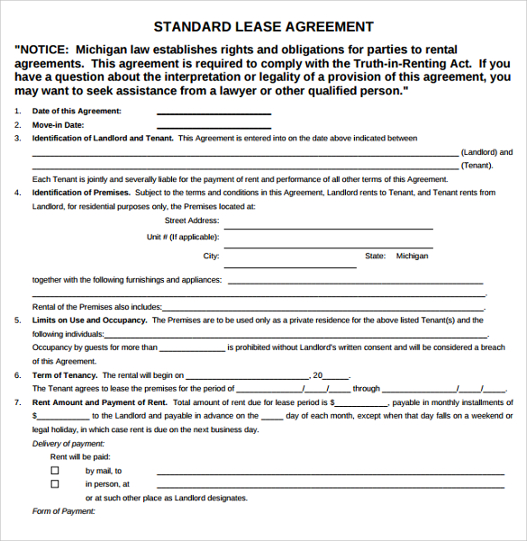 lease contracts