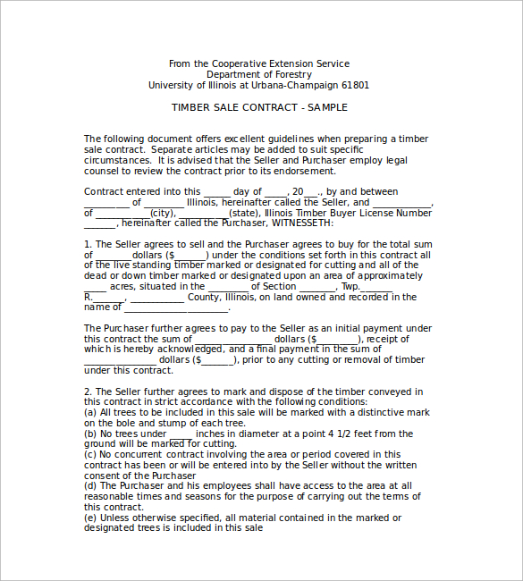 timber-sale-agreement-template-hq-printable-documents