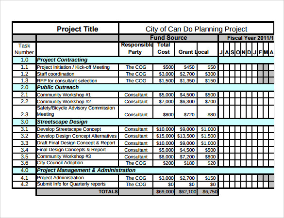 sample project timeline template1