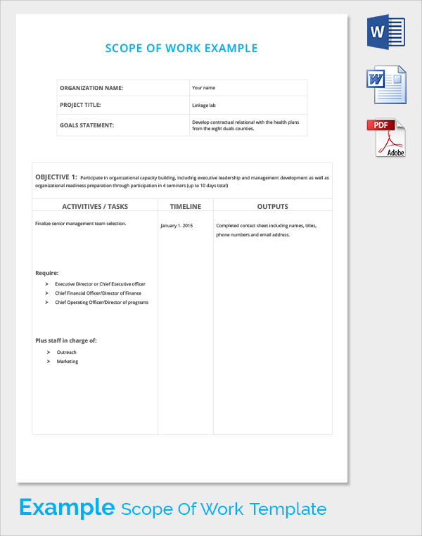 Construction Scope Of Work Template Free Download from images.sampletemplates.com